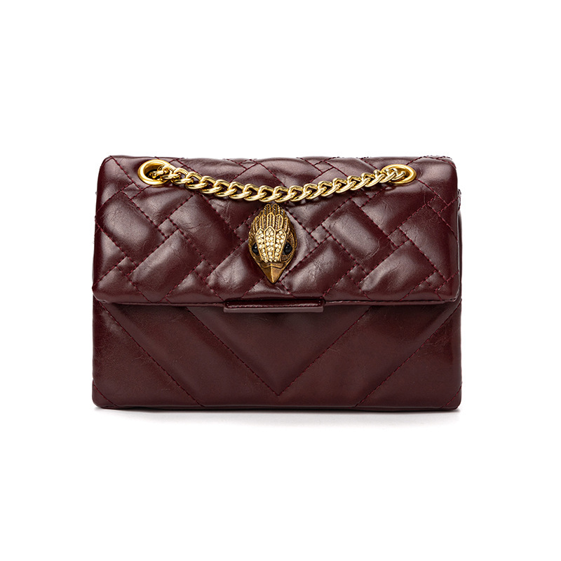 Free Shipping 2026 Uk Niche kg Foreign Trade Cross-Border E-Commerce Chain Shoulder Crossbody Eagle Head Bag Kurt Geiger