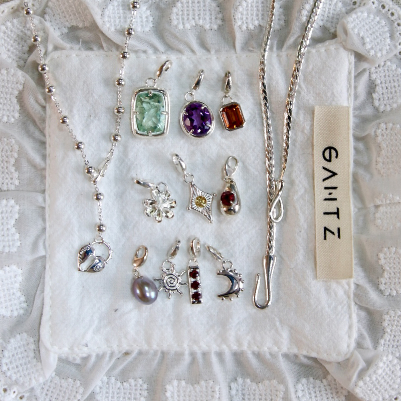 Guangqi Ganza Original | S925 Silver High-Quality Bead Chain, Flowing Chain, Clavicle Chain, Large Gemstone, Large Crystal Pendant Guangqi Ganza Original | S925 Silver High-Quality Bead Chain, Flowing Chain, Clavicle Chain, Large Gemstone, Large Crystal Pendant