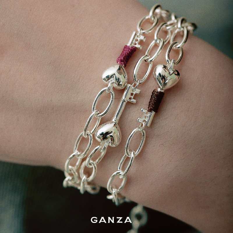 Ganza Light Symphony【Unlocking Love】S925 Niche Sterling Silver Jewelry Unisex Original Design Key Bracelet Ganza Light Symphony【Unlocking Love】S925 Niche Sterling Silver Jewelry Unisex Original Design Key Bracelet