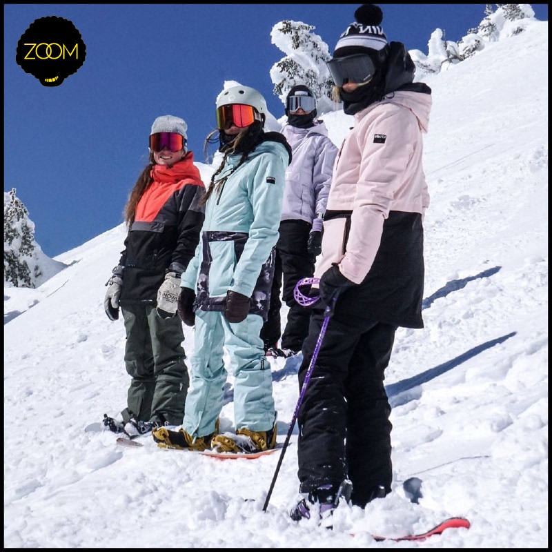 American Nikita Women's Snowboarding Jacket Coach Jacket Windproof Waterproof Warm Breathable Slim Fit B4Bc