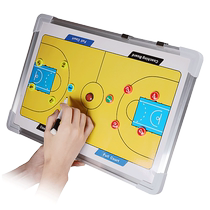 Basketball tactics board coach teaching board aluminum alloy magnetic basketball game training command teaching board coaching board