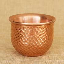 Handmade pure copper small teacup cup Small wine glass Copper thickened handmade water cup Copper wine cup Copper teacup