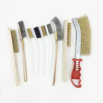 Industrial toothbrush crevice Wen play King Kong Bodhi walnut cleaning brush Barbecue mesh iron stainless steel wire brush rust removal brush