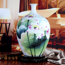 Jingdezhen ceramic ornaments Home accessories Modern minimalist celebrity masterpieces living room hand-painted vase decoration