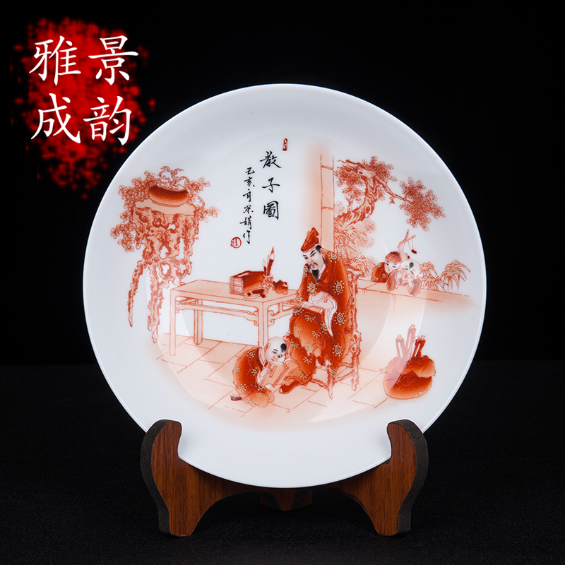 Jingdezhen ceramic I and contracted hand - made godson figure porcelain decoration place to live in the sitting room porch porcelain