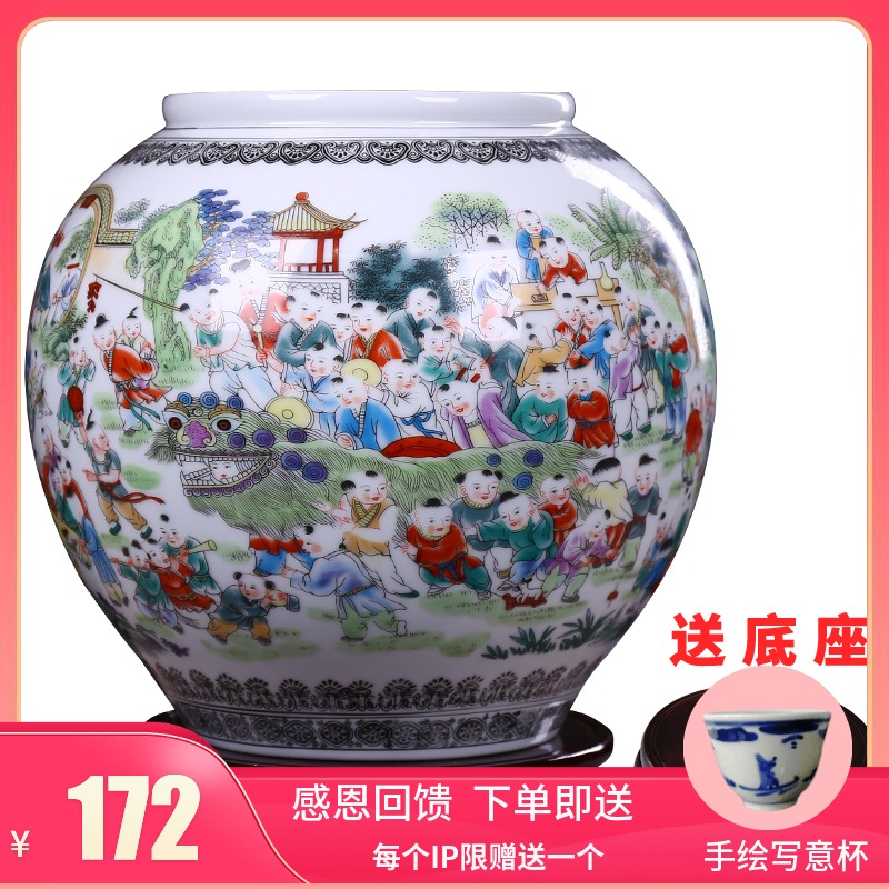 Jingdezhen ceramics fashion vase furnishing articles sitting room TV ark, home decorative arts and crafts porcelain restoring ancient ways