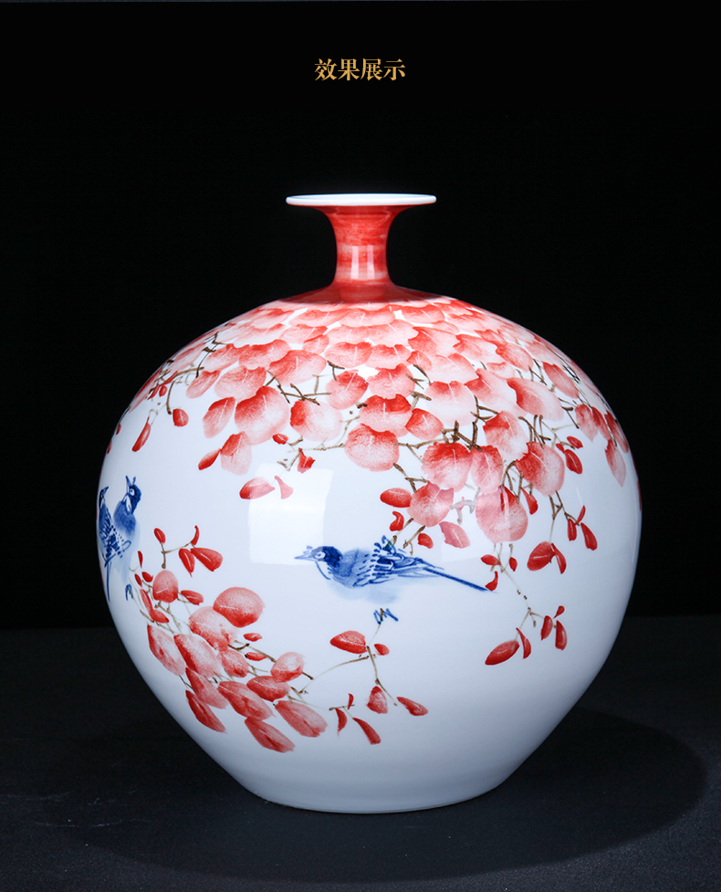 Jingdezhen ceramic new Chinese style much luck craft vase home sitting room porch flower arranging, adornment is placed