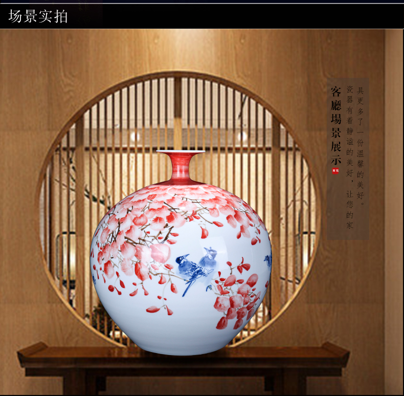 Jingdezhen ceramic new Chinese style much luck craft vase home sitting room porch flower arranging, adornment is placed