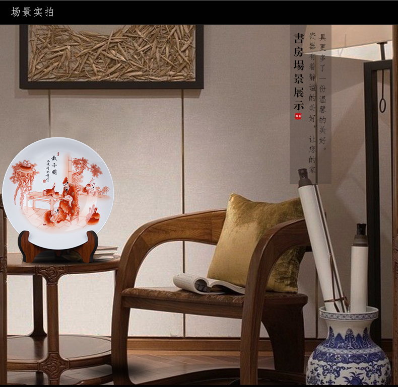 Jingdezhen ceramic I and contracted hand - made godson figure porcelain decoration place to live in the sitting room porch porcelain