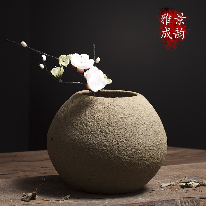 Jingdezhen ceramic new Chinese style household living room TV cabinet furnishing articles table decoration flower vase porcelain arts and crafts