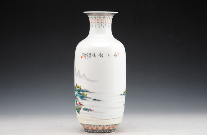 Jingdezhen ceramic vase household living room decoration seal hou business handicraft promotion gifts furnishing articles immediately