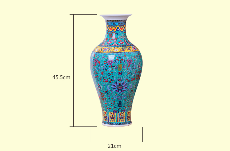 Jingdezhen ceramic modern vase European rural small pure and fresh and dried flowers, creative hydroponic American vase restoring ancient ways