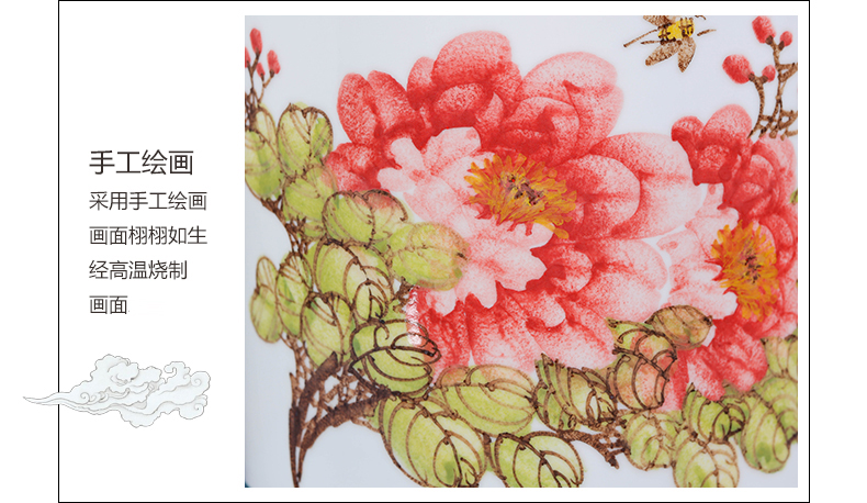 Jingdezhen ceramic hand - made POTS puer tea cake caddy fixings jar airtight receives domestic large tea tea cake