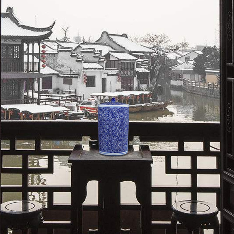 Jingdezhen ceramic POTS sub storage tank large Chinese general moisture caddy fixings meters pot pottery furnishing articles