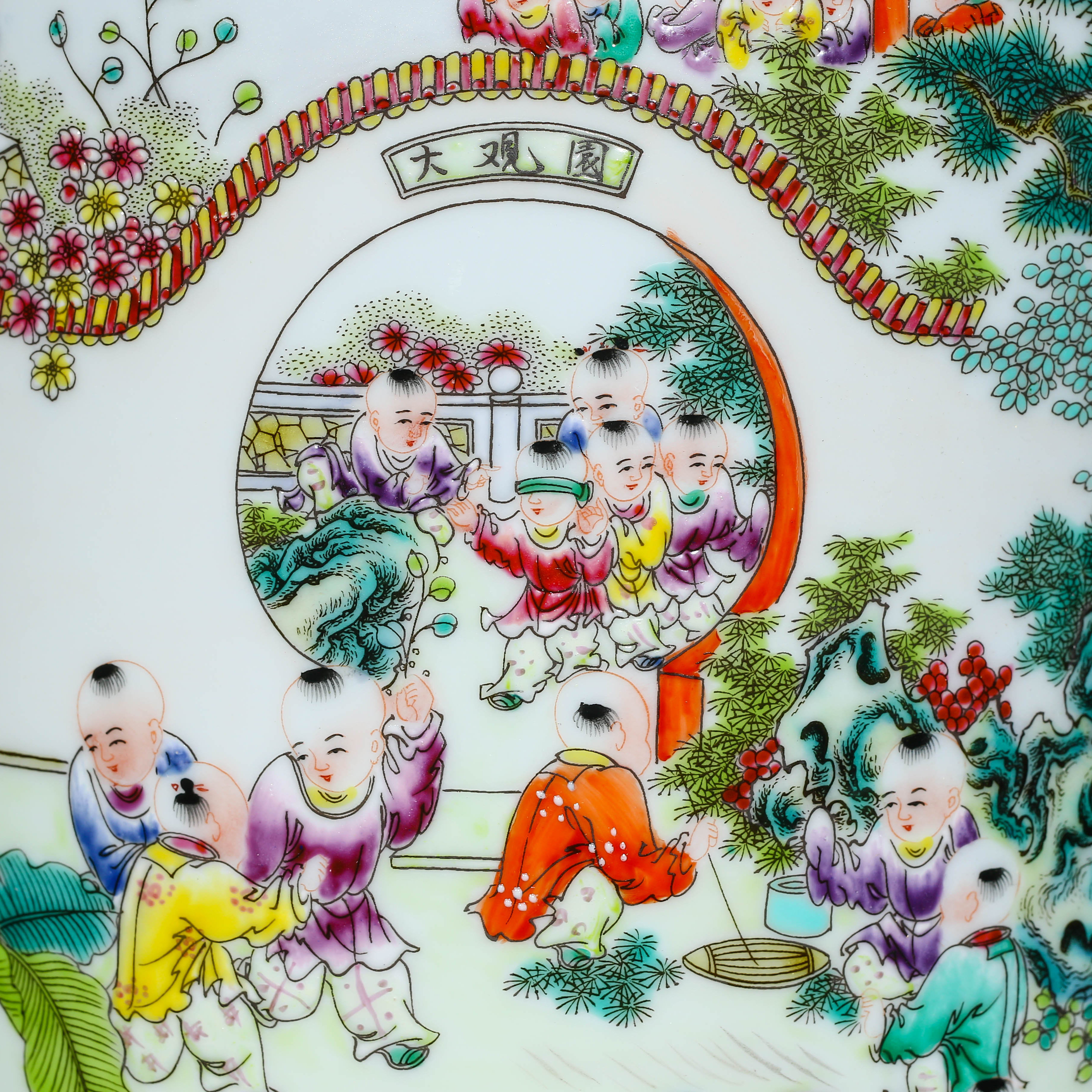 Jingdezhen ceramics master hand brush pot furnishing articles household act the role ofing is tasted creative desk of Chinese style arts and crafts