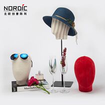 Dummy head model hat holder Male and female head model Wig glasses jewelry Hat head model clothing store Scarf hat