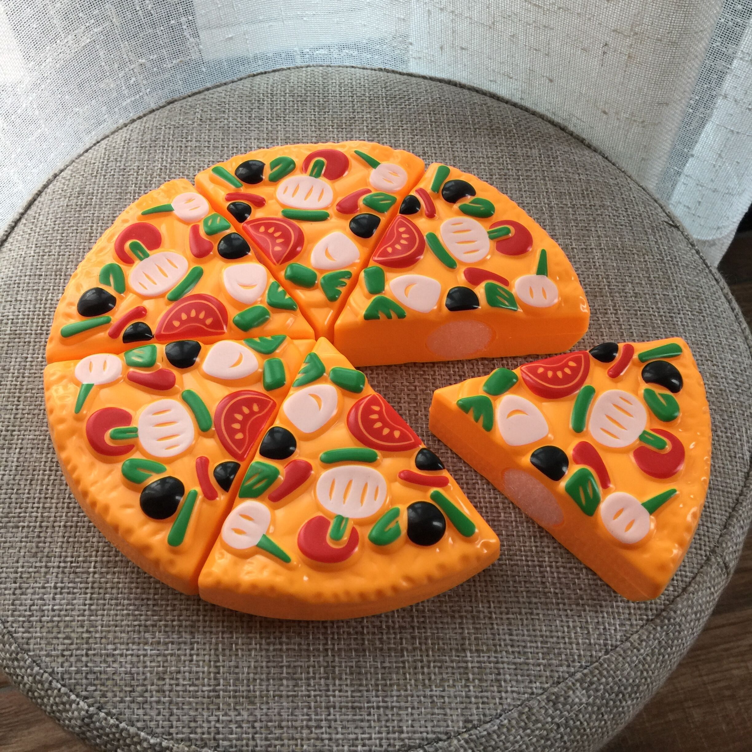 Trẻ em chơi đồ chơi nhà, cắt pizza nhựa, đồ chơi bé gái, đồ chơi mẫu giáo búp bê bằng giấy