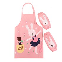 Gown kindergarten art painting clothes childrens aprons waterproof eating clothes men and women Children Baby painting reverse wear