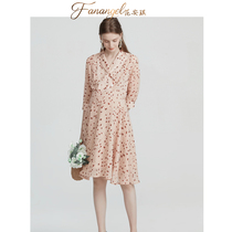 Western style maternity professional dress 2021 new spring and summer fashion maternity floral French dress