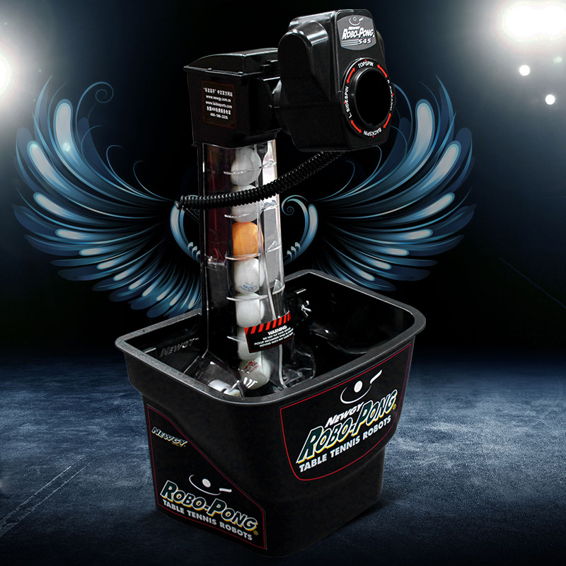 Double Fish Serve Machine Leggi 5 Table Tennis Trainer Home Simple Automatic Portable Single Professional Class 545