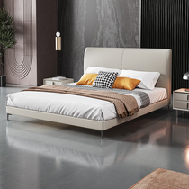 1 5 m light rental room economy bed solid wood special price economy double rental room bed modern simple storage