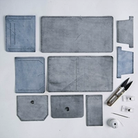 Черный синий набор материалов