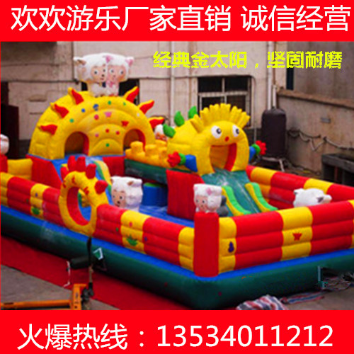 Inflatable children trampoline inflatable castle Large small sliding terraces Home Outdoor Indoor Plaza Air Cushion