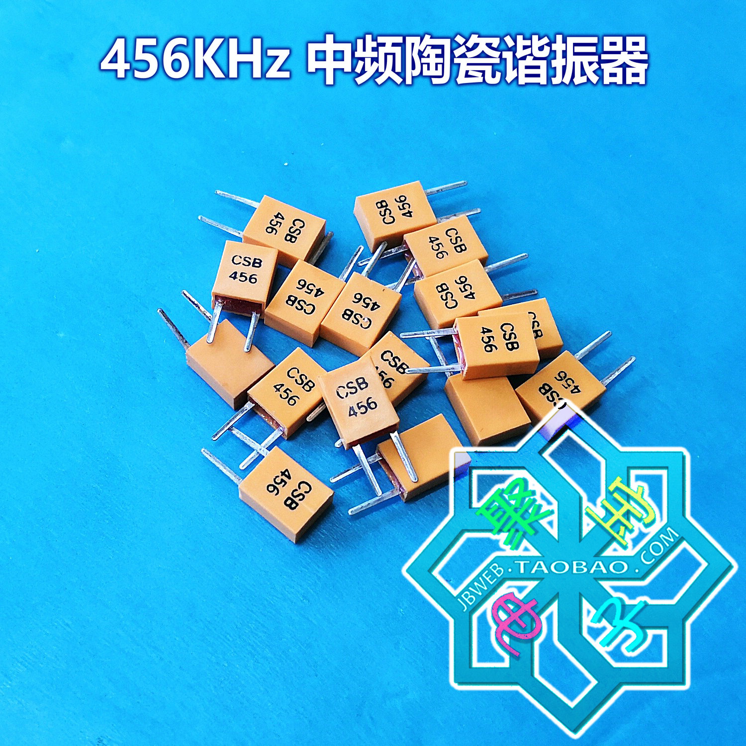 New CSB 456456K Hz medium-frequency ceramic resonator 2P ceramic with two feet straight inserts crystal