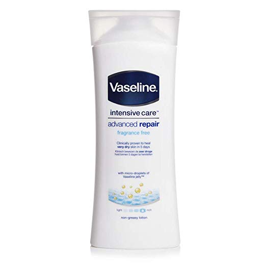 Vaseline Advanced Repair Fragrance Free Intensive Care