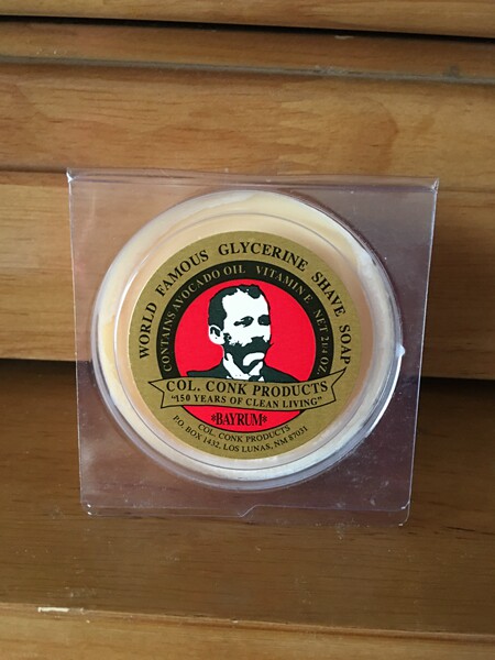 Col Conk shaving soap globe very well scraping hair soap Green Soap shaving cream 1