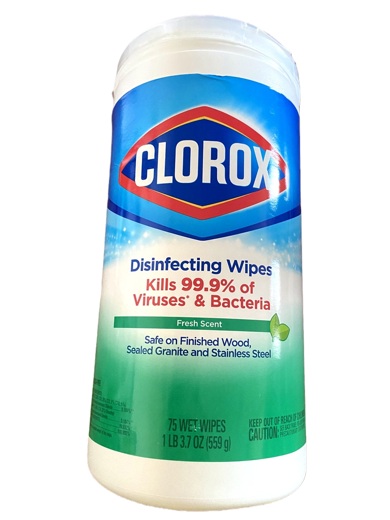 Spot Clorox Disinfecting Antibacterial Wipes Crisp Lemon 75