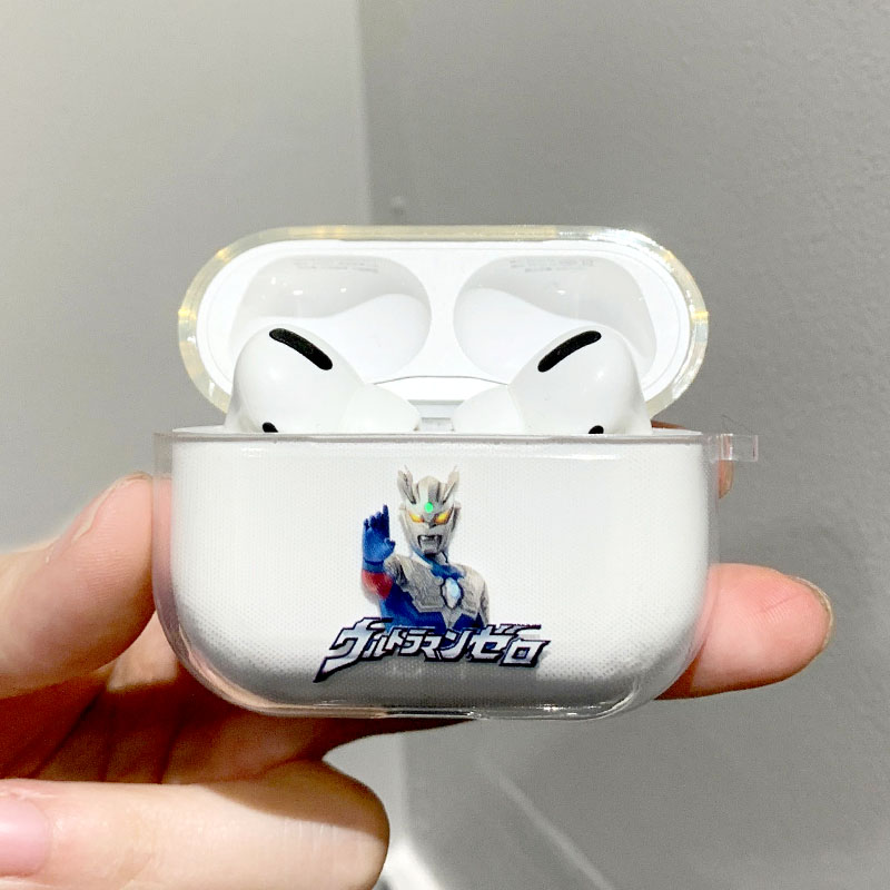 Original AirPods Pro3 Generation 2 Generation Wireless Headphone Soft Shell Protective Sleeve Ultraman Anime Headphone Cover