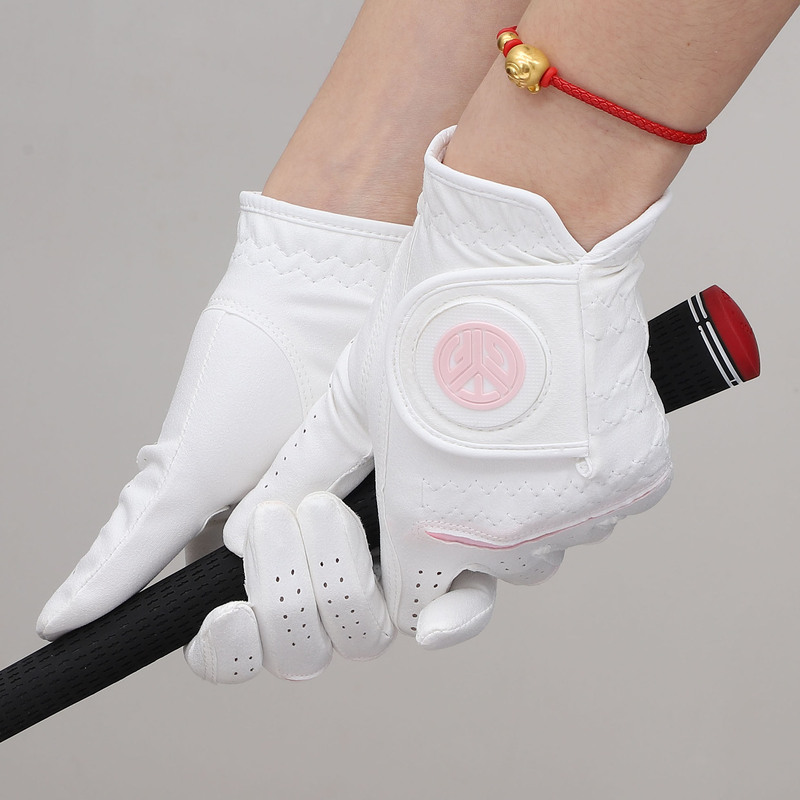 Golf Gloves for Women, Thin, Imported Nano Microfiber Cloth, Breathable, Wear-Resistant, Washable