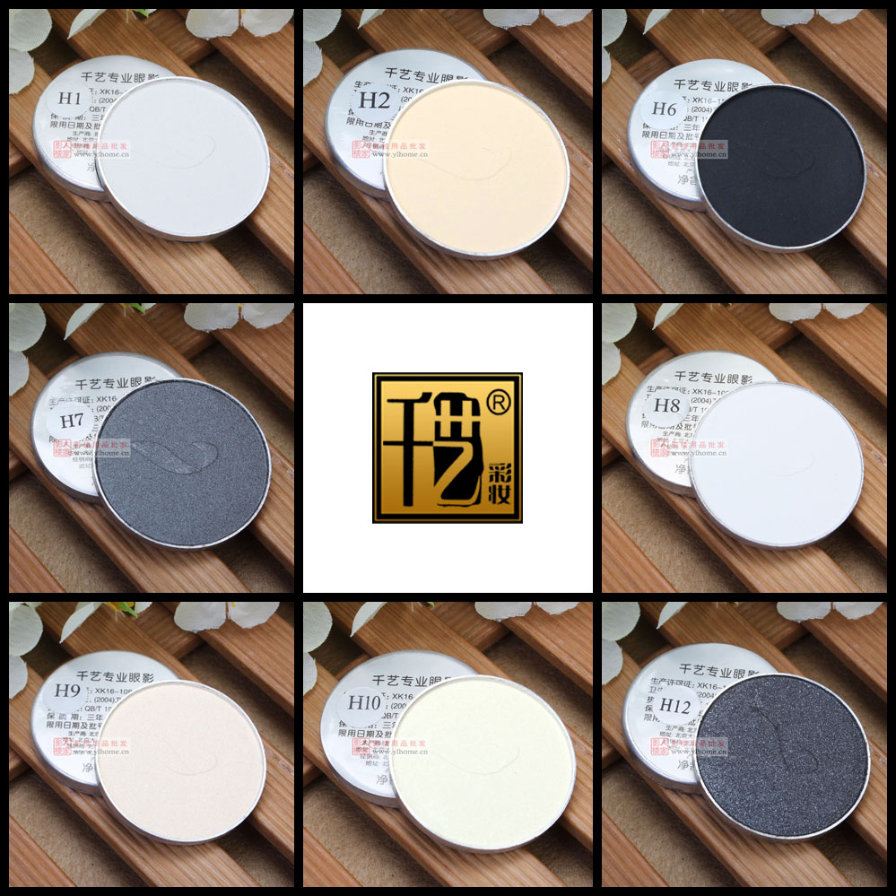 Makeup artist professional eye shadow Qianyi matte eye shadow black and white stage makeup Latin children show bridal eye makeup