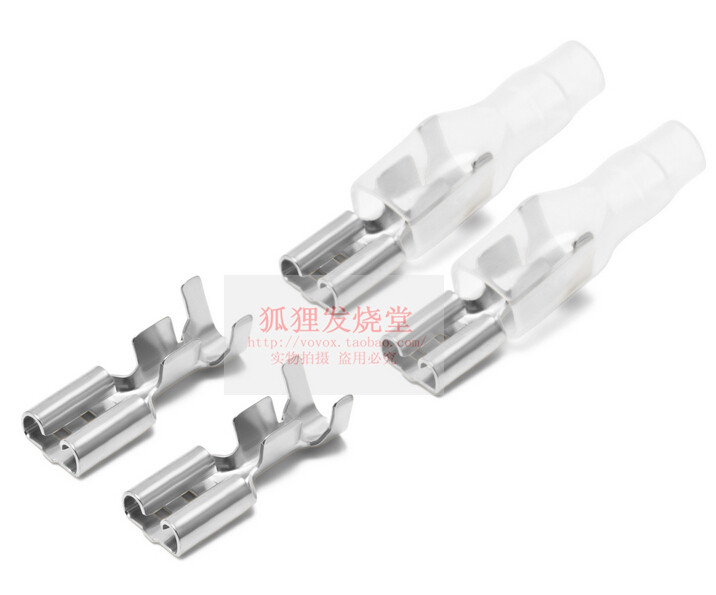 Japanese oyaide Eurasia De FTL-SR silver plated Replated rhodium flat wiring terminal wire ear inserts 6 35mm