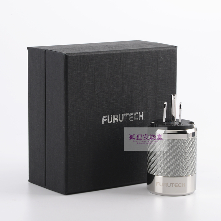 Japan Furutech Furutech Furukawa flagship nano piezoelectric ceramic carbon fiber power supply male plug FI-50M NCF (R