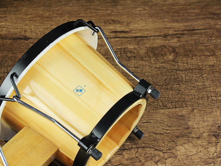 Trống trống trống Bongo trống châu Phi BONGO trống Orff nhạc cụ trung tâm giáo dục sớm cụ Bongo trống 6 + 7 inch - Nhạc cụ phương Tây kèn sona