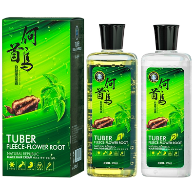 【送披肩】何首乌植物染发剂200ml