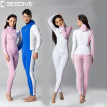 Bestdive Blue Hole Superbounce Nylon Free Diving Suit 3mm 5mm Men and women Split Free Diving Wetsuit
