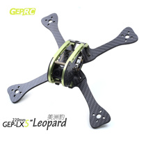 GEPRC GPU GEP-LX5 Jaguar 7075 aviation aluminum FPV racing crossing machine green body