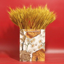 Paper bag wheat ear dried flower living room Tang suit Hanfu womens underwear shop window decoration ornaments National style opening barley