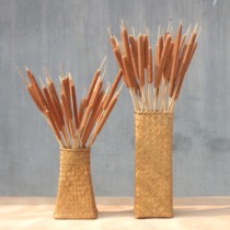 Water Candle Pass Dried Flower Bouquet Wheat Spike Farmhouse Decoration Ornaments Shooting Props Net Red Set Simulation Flower