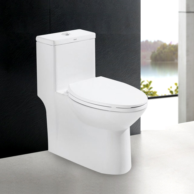 Constant-cleaning HC0145PT siphon-type water saving toilet bowl