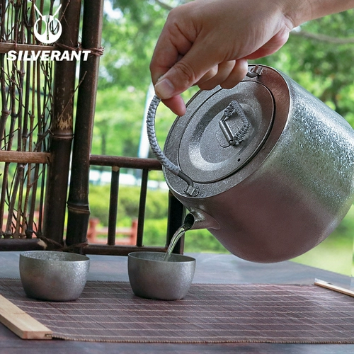 Портативный дорожный заварочный чайник для кемпинга, чайный сервиз