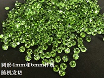 GL86 natural Jilin peridot faceted various shapes and specifications see the table for detailed data