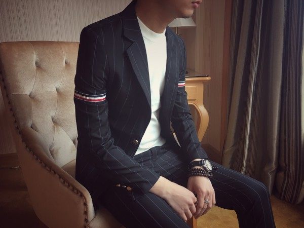 Costume homme en coton pour automne - Ref 1554386 Image 11