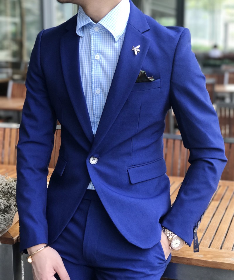 2018 Hàn Quốc mùa thu đơn giản và rõ ràng tự tu luyện một nút nhỏ phù hợp với bộ đồ thời trang nam vest nam cá tính