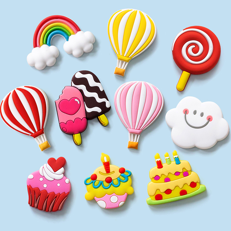 Cute refrigerator stickers tile personality creative stickers decorative small pattern magnetic 3d refrigerator stickers a set of diy