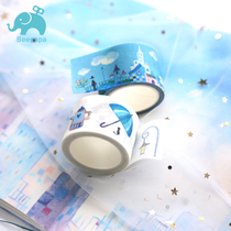 Bee Dad x Silent Warm Winter Peripheral Series Handbook Tape Frosted Gold Material