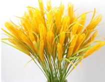 Simulation Rice Cereal Golden Yellow Wheat Ears Rice Ears Rice Sorghum Nongjia Music Decoration Five Grain Cereals Grain Harvest Scene Arrangement